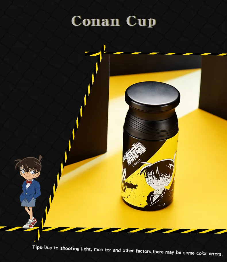 [Detective Conan] аниме термос кружка бутылка вакуумная нержавеющая сталь манга роль Kaito Shinichi малыш Ai Rei