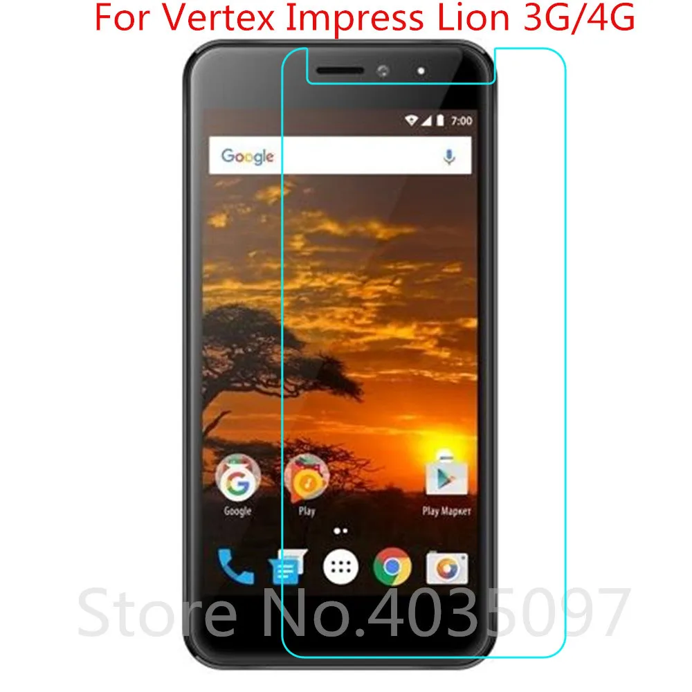 Стекло для Vertex Impress Lion (3G) защита экрана закаленное стекло защитная пленка против