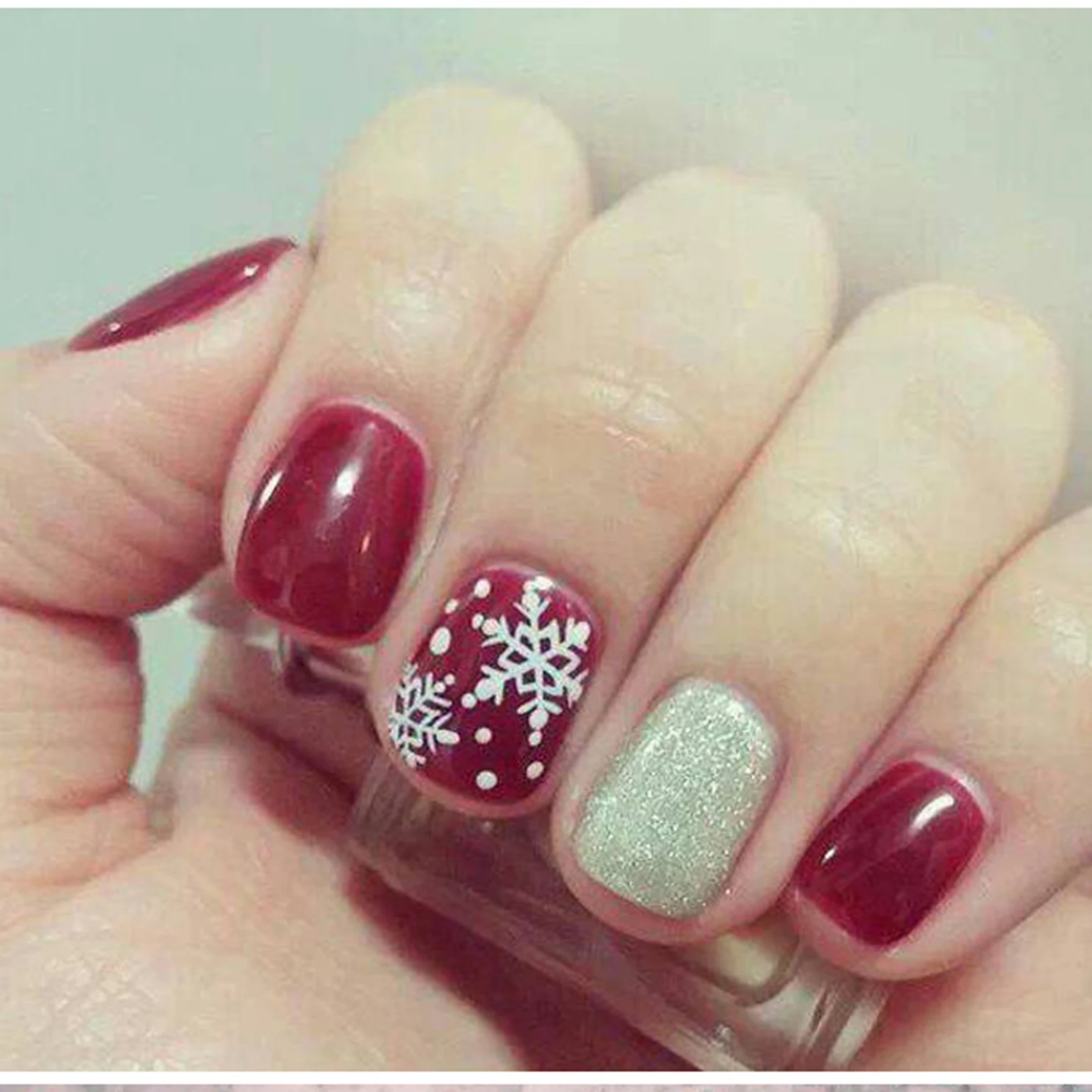 3 шт./партия штампованные пластины для ногтей рождественские снежинки