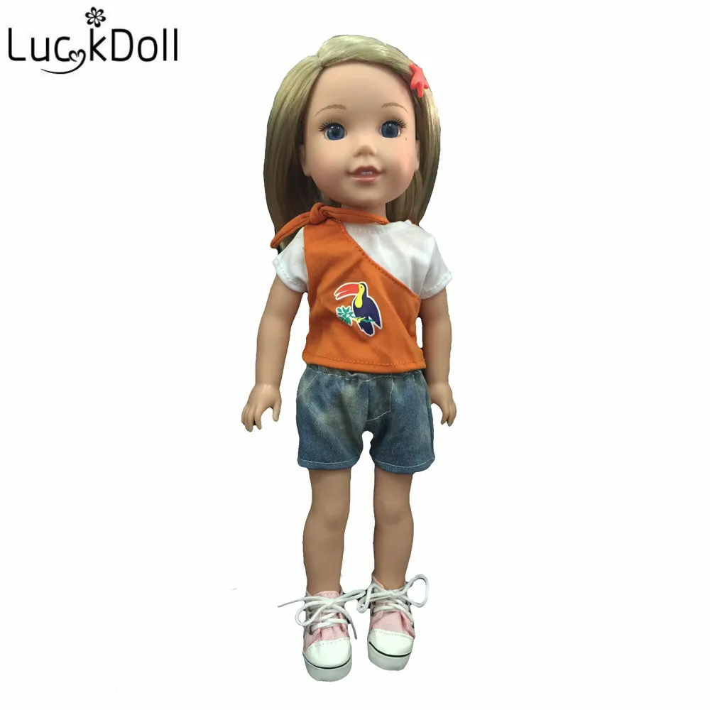 m6 Luckydoll новая кукла одежда аксессуары юбка подходит для 14,5 дюймов Американская женская кукла игрушка детский лучший праздничный подарок - Цвет: m6