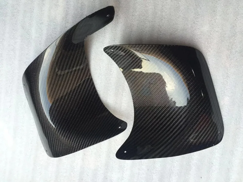 Voor 2008 2012 EVO X 10 Stijl углеродное Uitlaat Hitteschild волокно|Обвесы| |