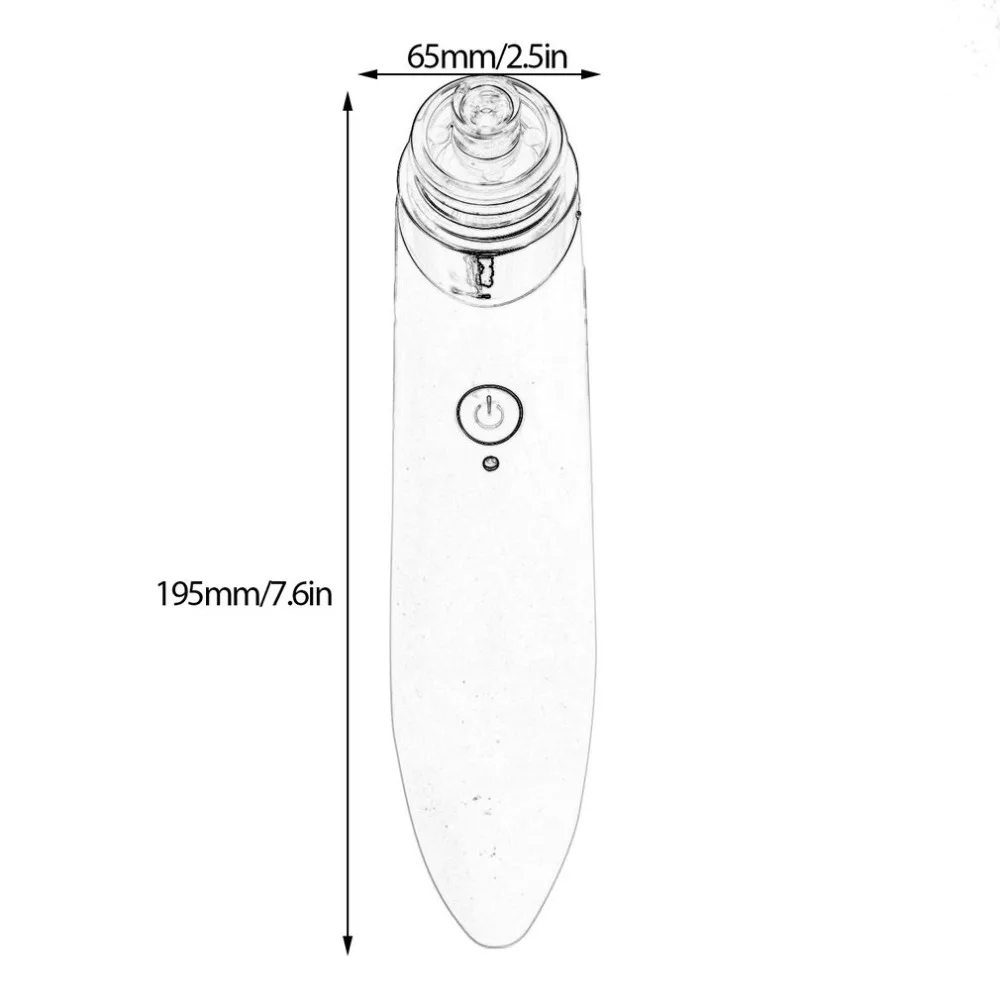 Вакуумная кисточка для чистки пор с отрицательным давлением инструмент