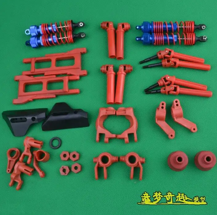 REMO HOBBY HQ727 traxxas slash 1/10 RC Автозапчасти Амортизатор рычаг привода вала C Блок рулевой