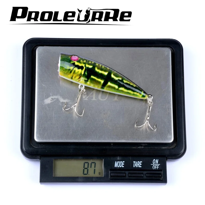 1 шт. воблеры Topwater приманка для рыбной ловли Pescara плавающие попперы приманки 4