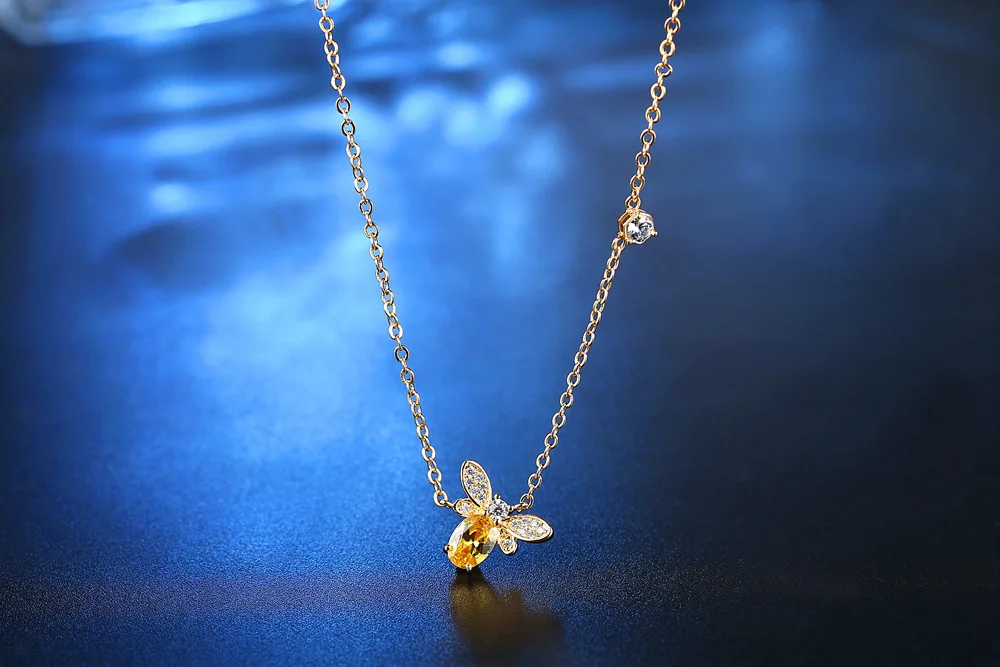 Розовое золото популярные ювелирные изделия кристалл колдуна от Swarovski ожерелье с