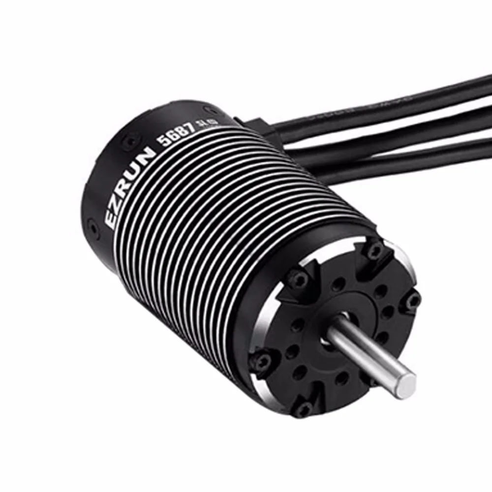 Щеточный электронный регулятор скорости HobbyWing EZRUN-SL 4985 1650KV/5687SL 1100KV Бессенсорный Бесщеточный 4-полюсного мотора MAX6 160A ESC Водонепроницаемый для 1/6 1/7 RC автомобиль