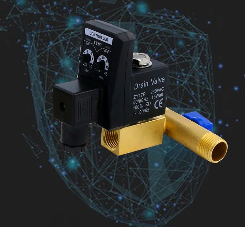 1/2 'ɽN15 Электрический таймер Авто водяной клапан соленоид электронный