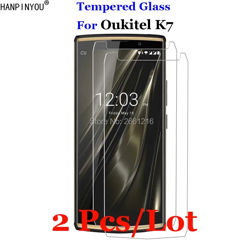 2 шт./лот закаленное стекло для Oukitel K 7 9H 2.5D Премиум Защитная пленка экрана K7 6
