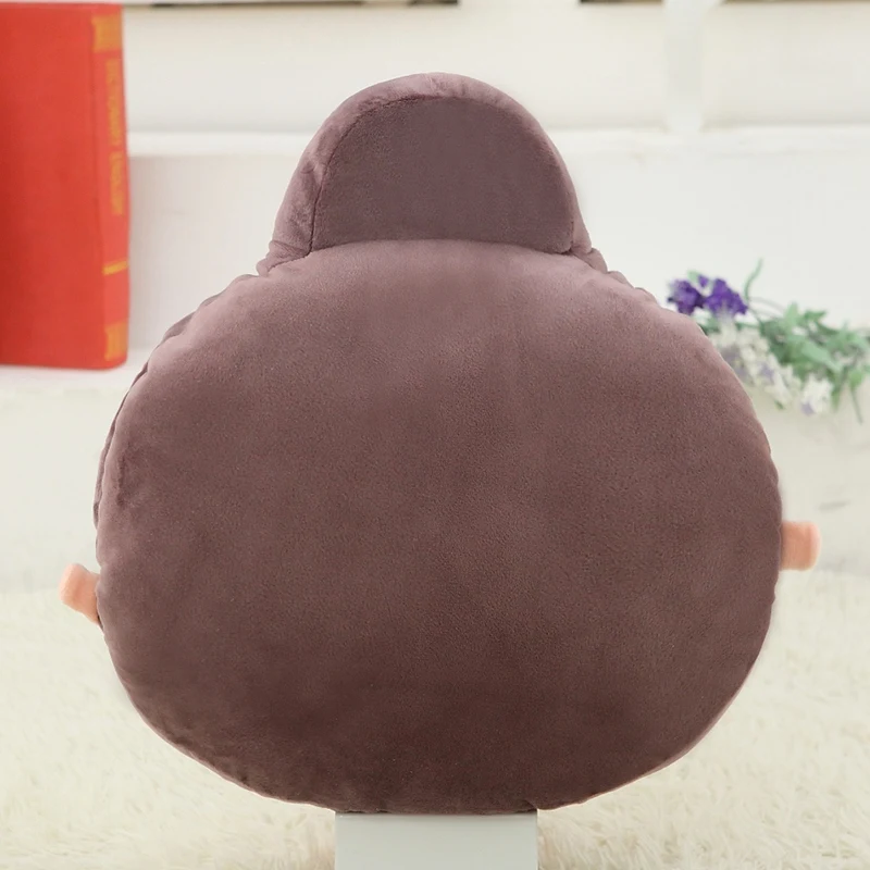 2016 Бесплатная доставка 45 см 3D плюшевая кукла для девочек Подушка домашний декор