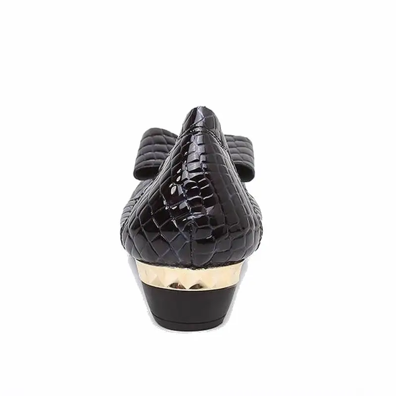 Женские туфли-лодочки ручной работы GKTINOO винтажные туфли из натуральной кожи на