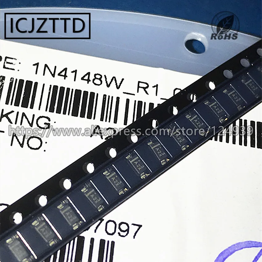 T4 A2 1N4148W SOD-123 1N4148WS SOD-323 LL4148 LL34 1N4148 DO-35 MMBD4148 SOT-23 1N4148WT SOD-523 1N4148W-7-F sodt4 123 4148 |