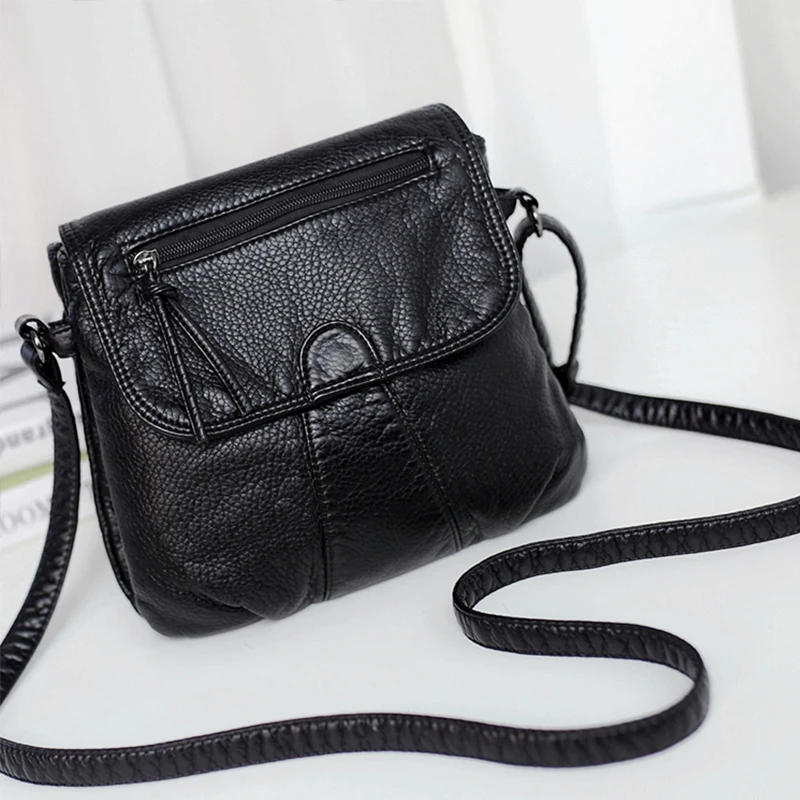 Винтажные маленькие сумки через плечо женская сумка с клапаном из искусственной