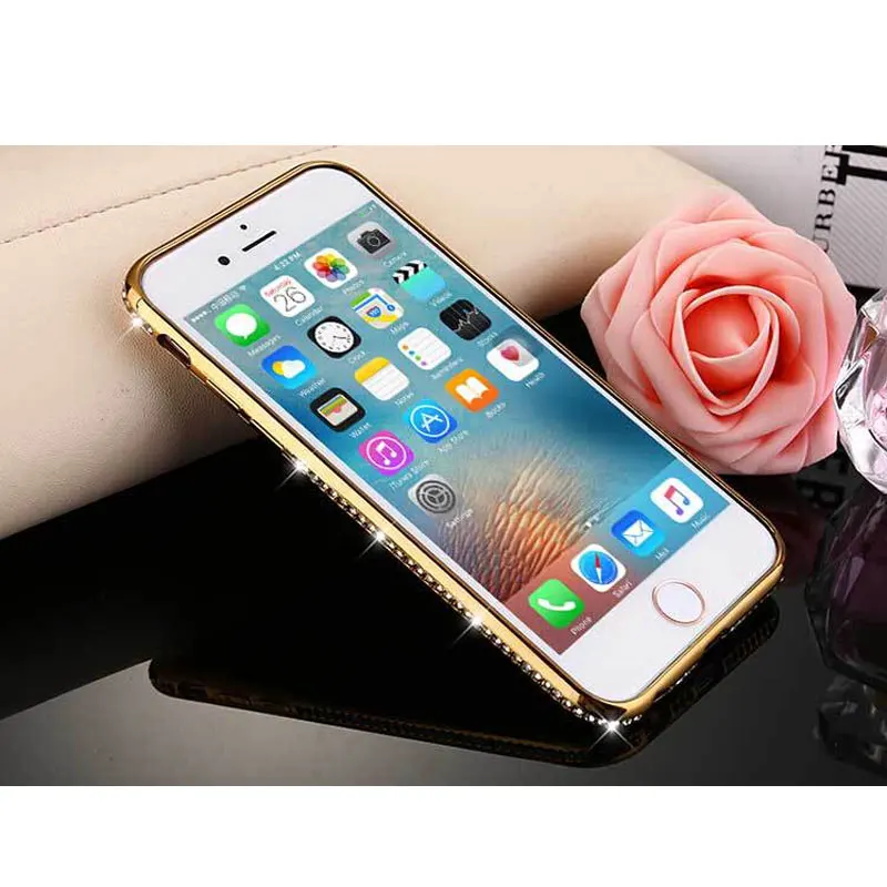 Новый Модный чехол из ТПУ для iphone 7/7 Plus прозрачный силиконовый со стразами кольцо