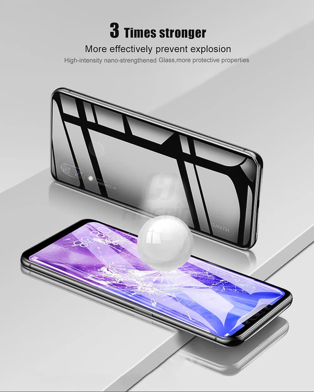 Для huawei Nova 3 Закаленное стекло для huawei Nova 3i защита экрана полное покрытие защитное стекло для huawei P Smart Plus