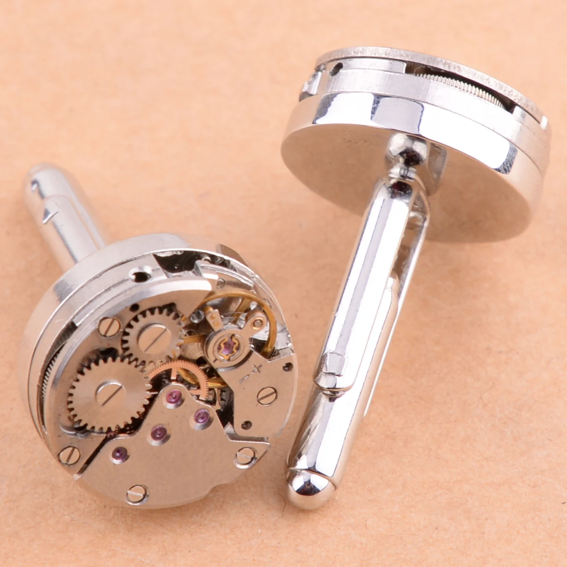 Запонки мужские с механизмом для часов в стиле стимпанк 2 шт. | Инструменты