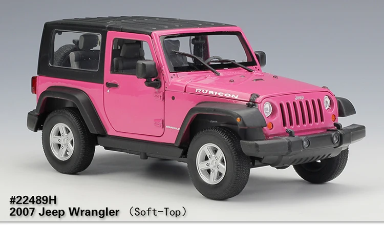 Welly 1/24 весы США 2007 Jeep Wrangler SUV литая модель металлическая модель автомобиля игрушка для детей подарки коллекция