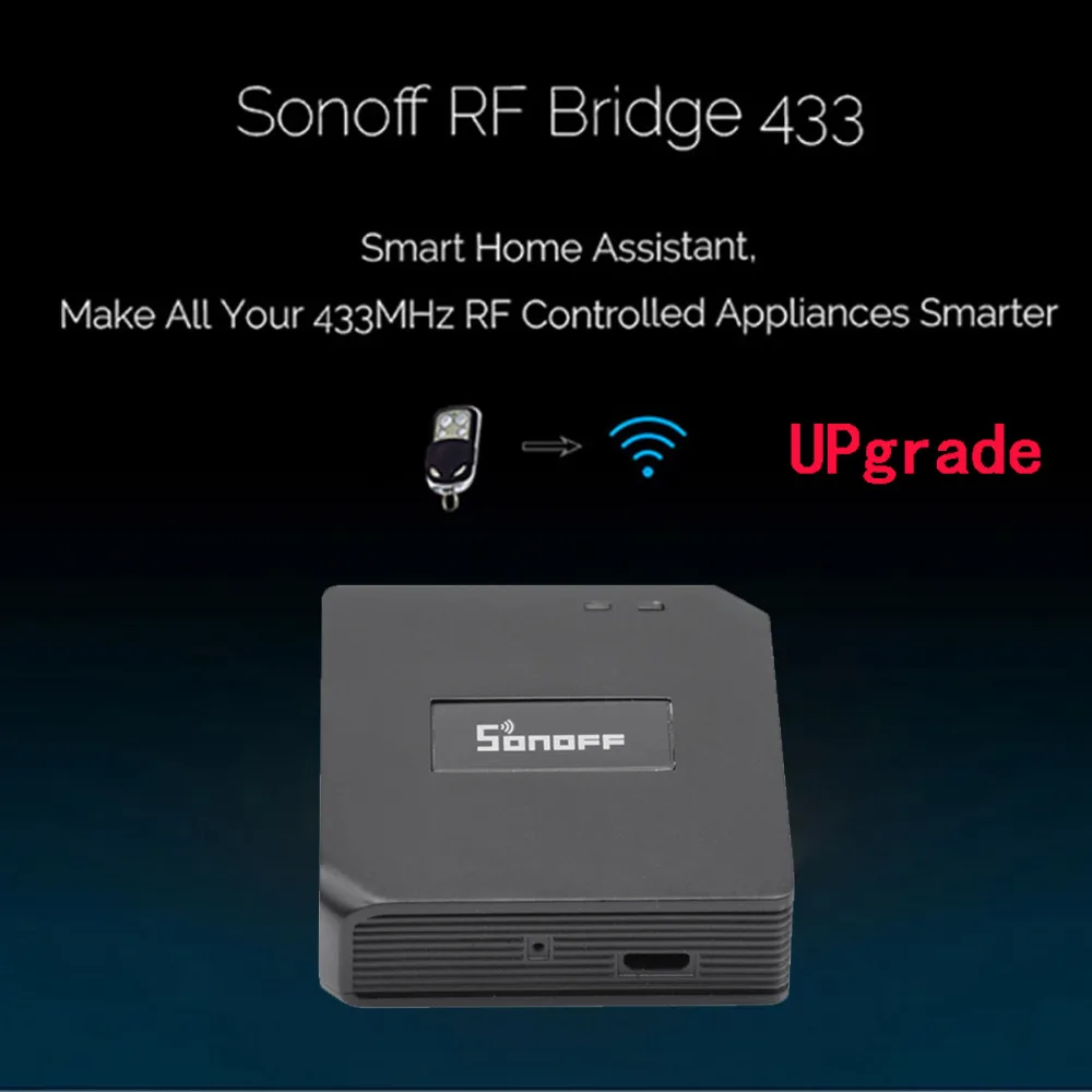 Sonoff RF мост WiFi 433 МГц Замена автоматизации умного дома универсальный