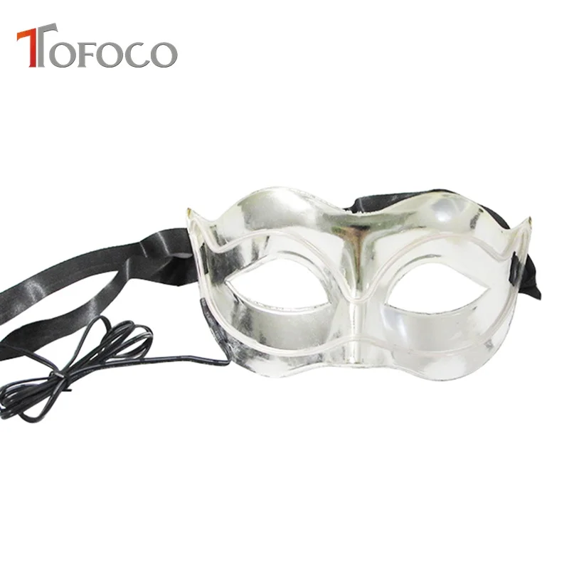 TOFOCO El Light маска лиса игрушка для Хэллоуина Светящиеся в темноте мигающие игрушки