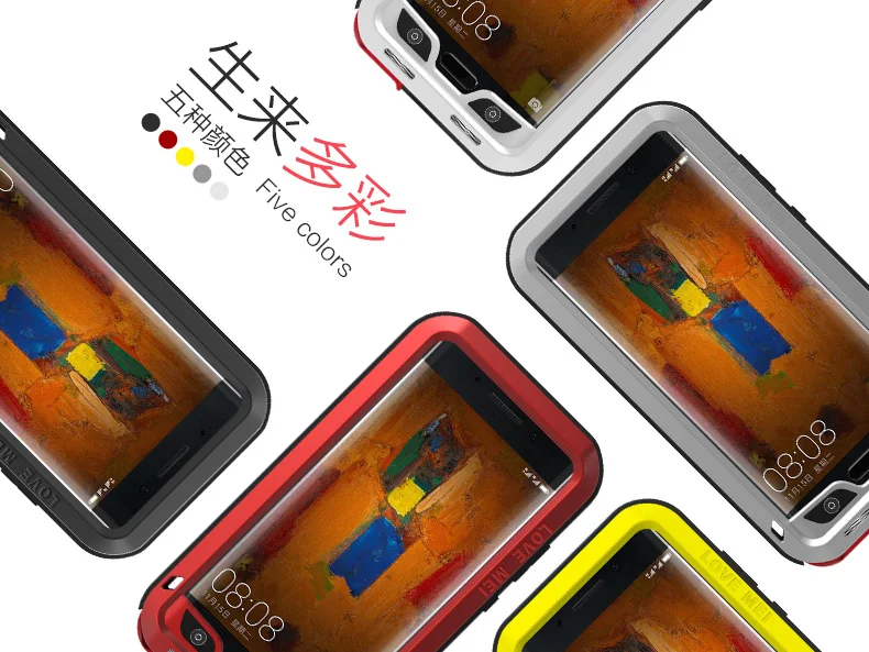 Любовь Мэй мощный чехол для huawei Коврики 9 pro Шок Грязь Доказательство Водонепроницаемый Металл броня телефон Обложка для huawei Коврики 9 pro Алюминий