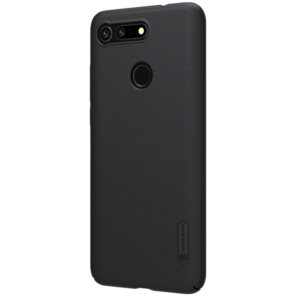 Black Для HUAWEI Honor View 20 чехол 6,4 ''NILLKIN матовая жесткая задняя крышка Подарочный держатель для телефона Honor View 20 бампер для телефона - Цвет: Black