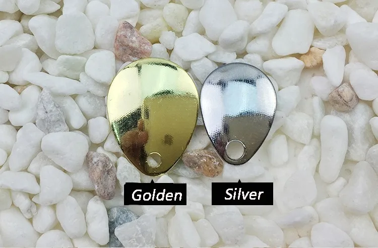 30 шт.) Позолоченные лезвия colorado sequins, прецизионные полировочные приспособления для шумов, приманки, дорожные подложки, Аксессуары для рыбалки