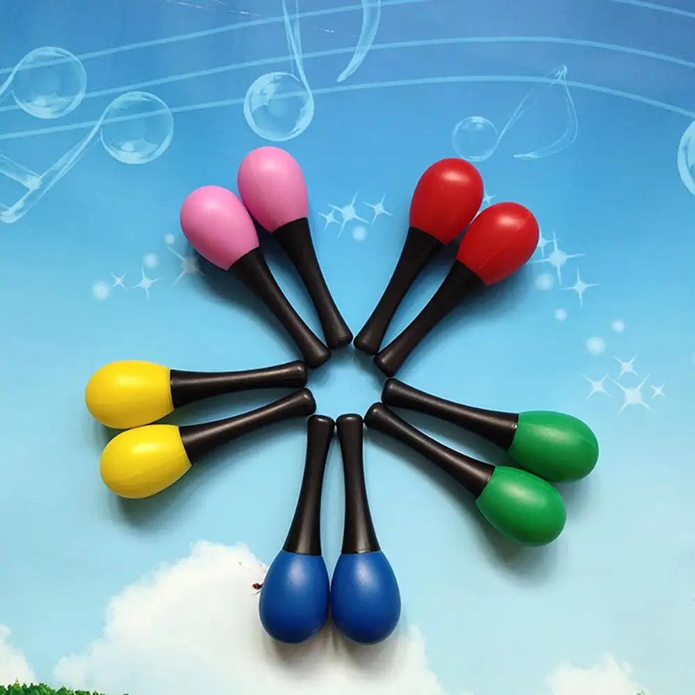 

Sand Hammer Maraca Rattle Shaker Muiscal Instrument Educational Kids Toy