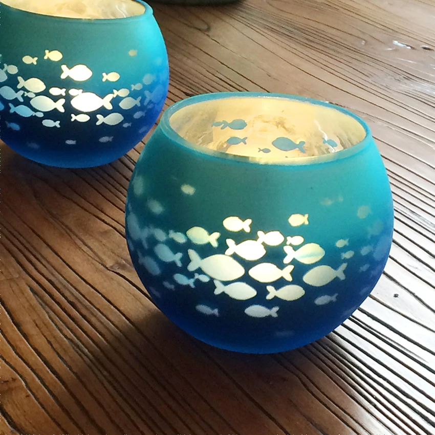 

New Romantic Moroccan Handmade Glass Mosaic Candle Holder Festival Decorative Tea Candlestick Candlelight Dinner Desk Decor