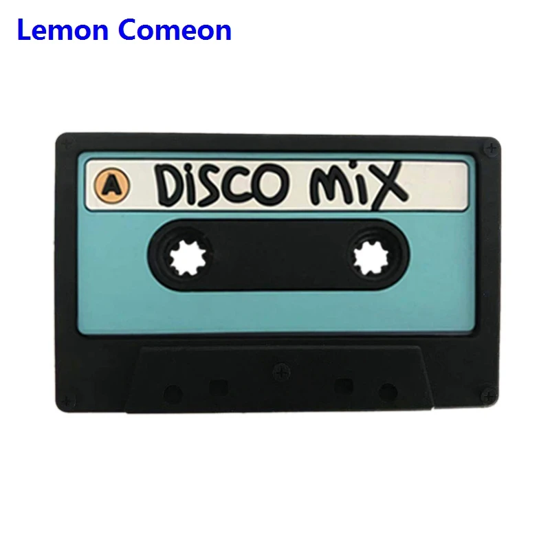 Lemon Comeon, 1 шт., магнитная лента, узор, детский прорезыватель, диско, силиконовые прорезыватели, бусины, BPA бесплатно, пустышка, цепочка, сделай сам, силиконовый Прорезыватель
