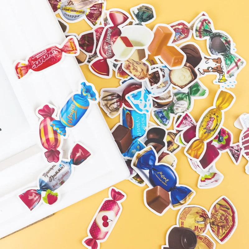 32 шт креативные милые самодельные красочные конфетные закуски кофе Скрапбукинг