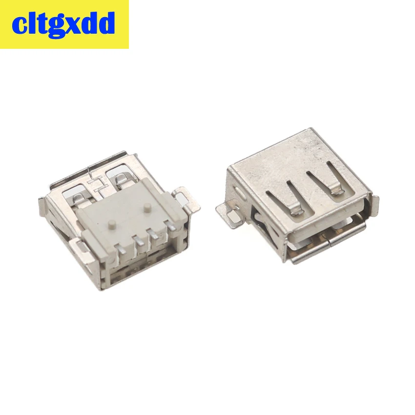 Cltgxdd 2 10 шт гнездо USB AF SMD соединитель полный большой 4PIN Тип мама интерфейс для