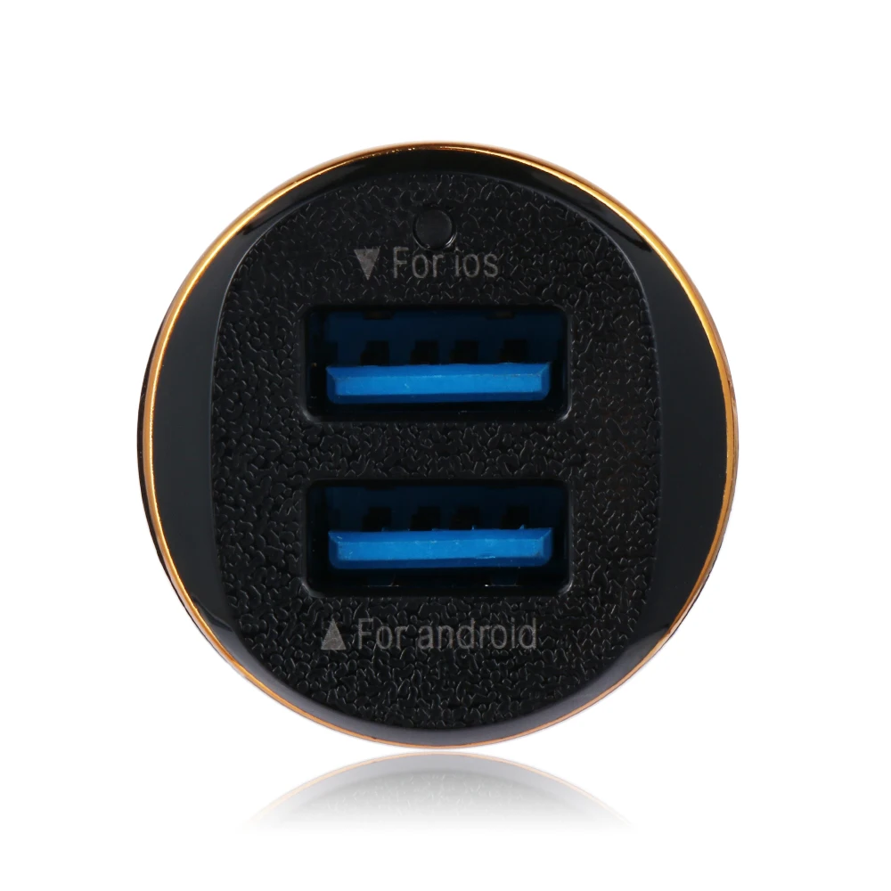 Универсальный 3.1A двойной зарядное устройство USB адаптер, быстрая зарядка для iPhone samsung Смартфон Гнездо прикуривателя аксессуары