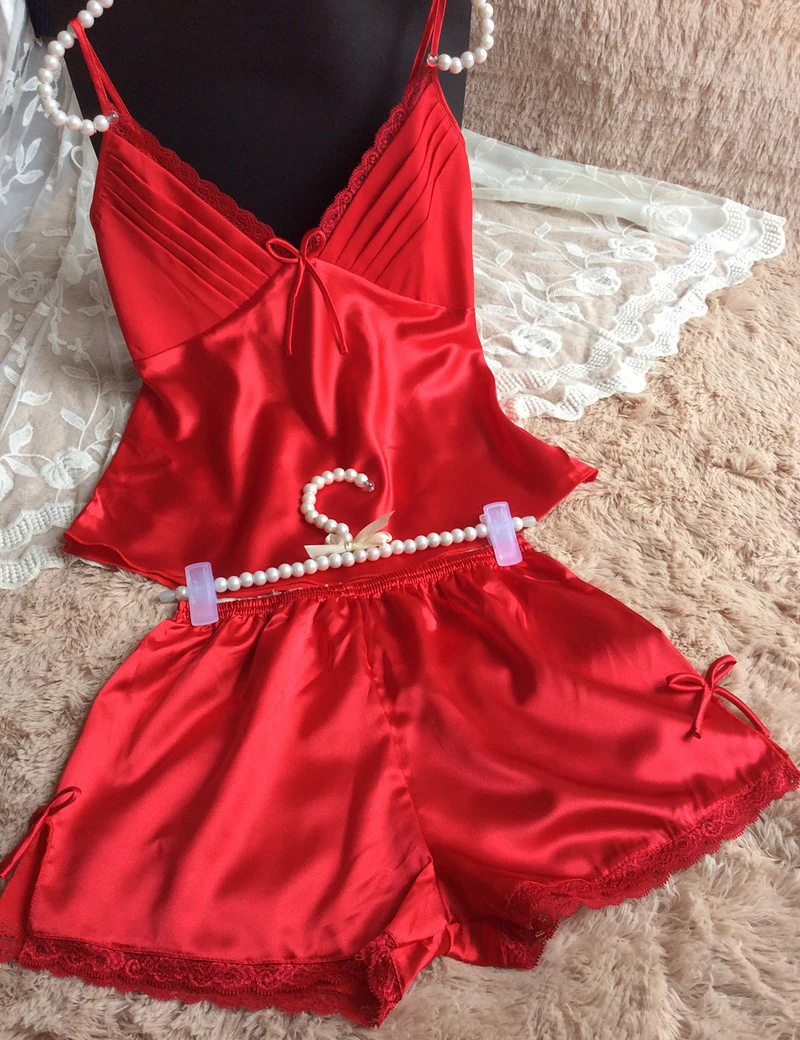 2018 Летний стиль женские пижамы Женский комплект для сна женский Глубокий