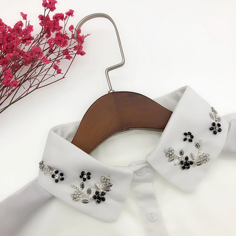 Корейский ручной работы из бисера Поддельный Воротник Женская Универсальная