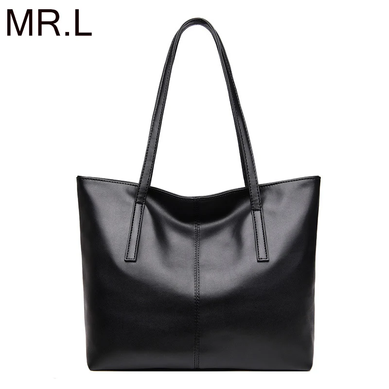 Женская кожаная сумка M R.L большая элегантная на плечо 2018 | Багаж и сумки
