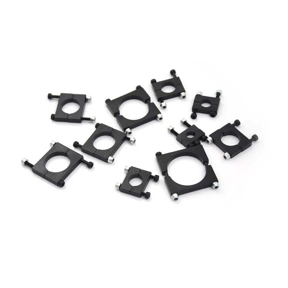 1 шт. 8 мм 12 16 20 22 25 30 CNC Алюминиевый зажим для крепления трубки DIY квадрокоптера