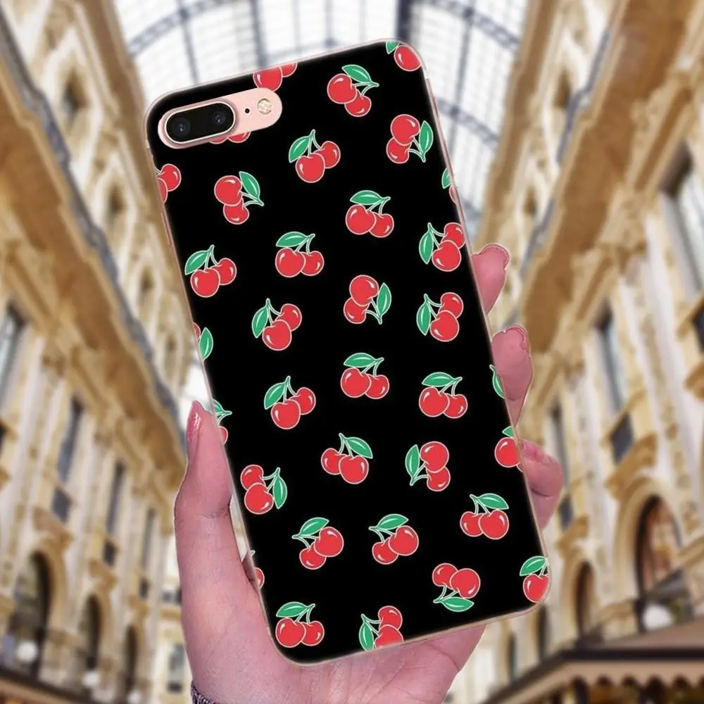 Зеленый фрукт вишни для Galaxy J1 J2 J3 J330 J4 J5 J6 J7 J730 J8 2015 2016 2017 2018 mini Pro|Бамперы| |