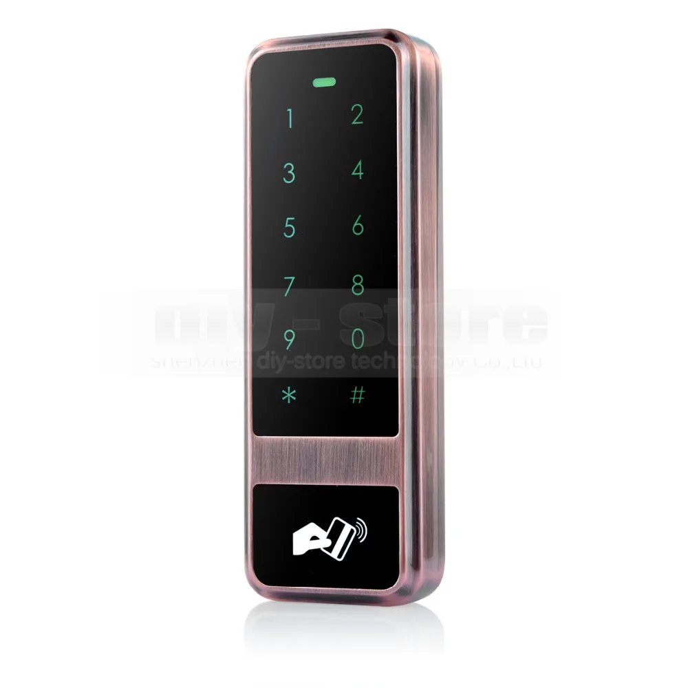 DIYSECUR Touch Button Keypad 125KHz RFID ID Cards Proximity Reader Access Controller Kit For House / Office Home Improvement |