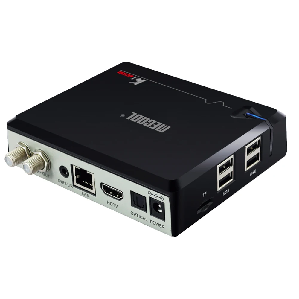 Высокое качество mecool Ki про DVB Android 7.1 ТВ коробка T2/DVB S2/DVB C Amlogic s905d Quad 2 г/16 г Поддержка