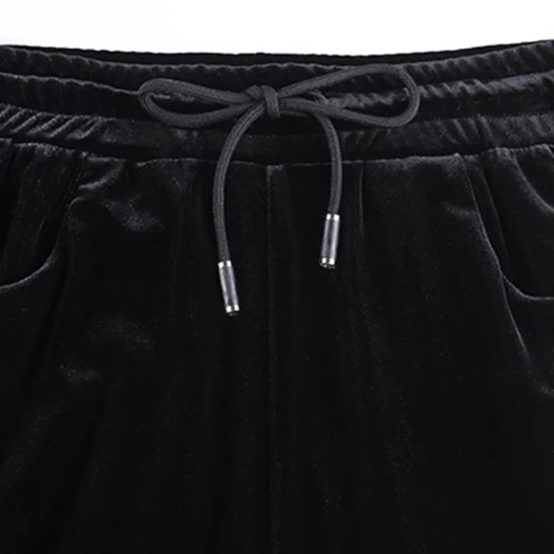 2018 новые модные зимние штаны Утепленные длинные с эластичной резинкой на талии