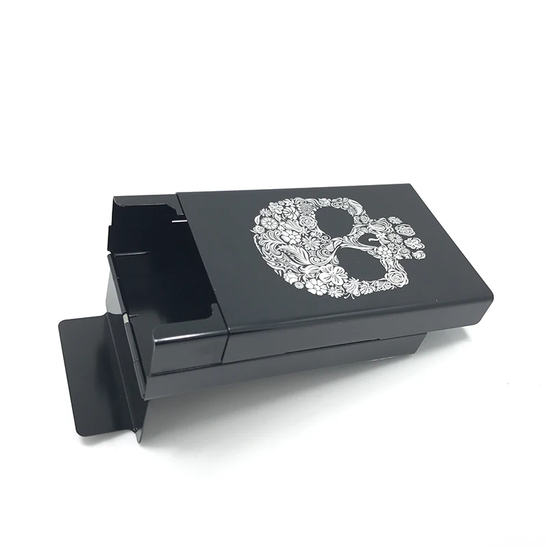 Лидер продаж 2017 модный металлический портсигар с черепом из алюминиевого сплава