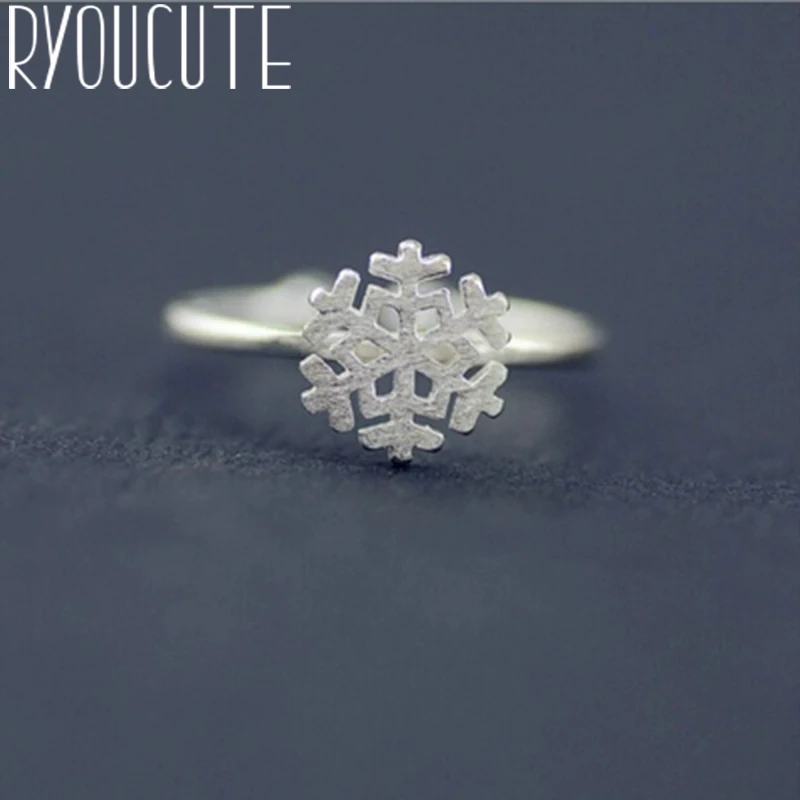 Богемные настоящие серебряные кольца снежные Подарки для женщин свадебные