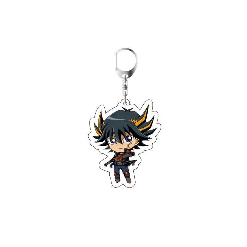 Брелок для ключей Death Note Chibi Yu-Gi-Oh Yu Gi Oh Мультяшные брелки двусторонние милые аниме