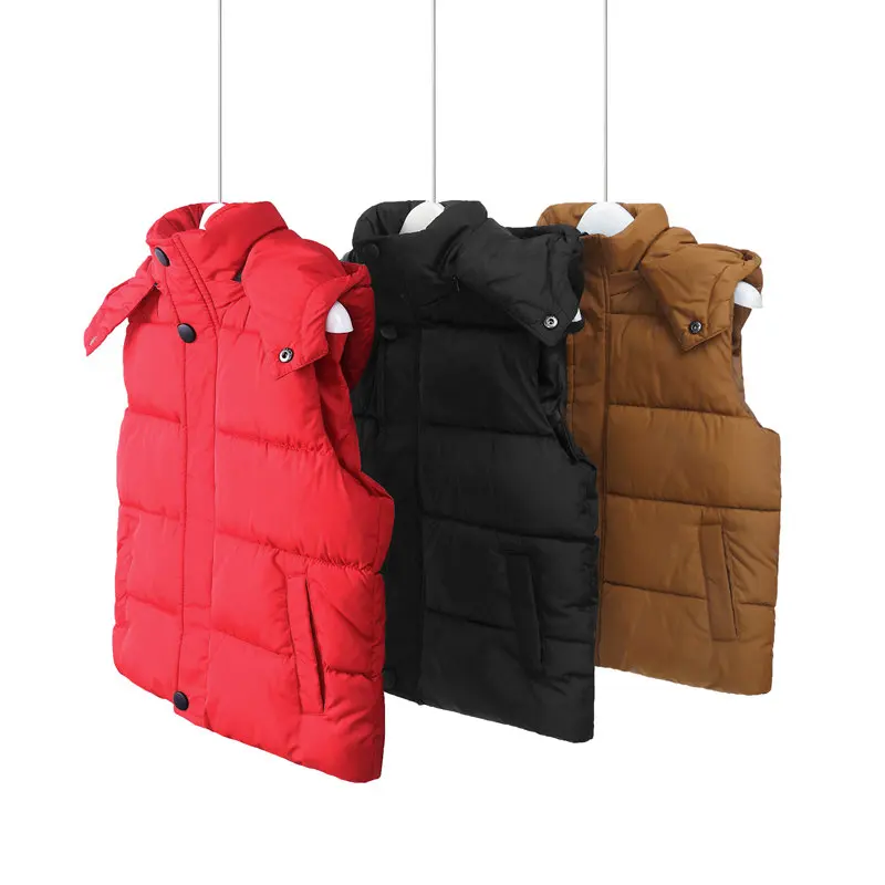 Детская одежда верхняя для мальчиков Детский Теплый жилет толстый зимний детей