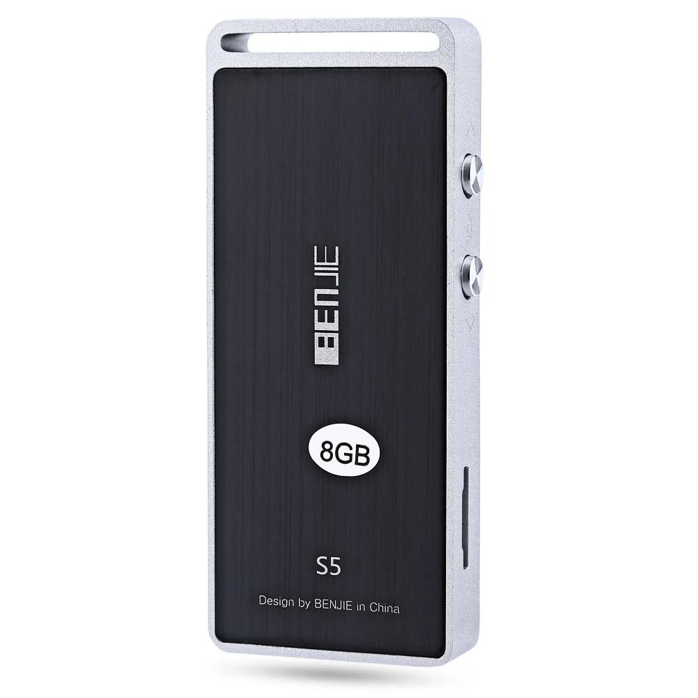 Сенсорный экран BENJIE S5 OLED 8 Гб металл APE/FLAC/WAV музыкальный плеер цифровой рекордер