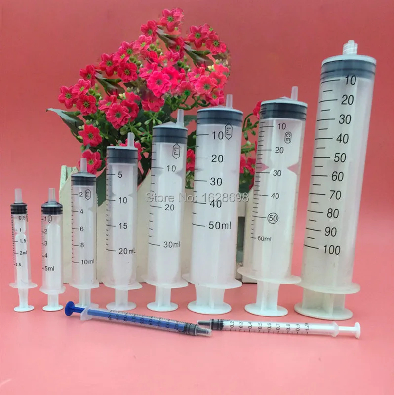 Бесплатная доставка одноразовый шприц 100 мл с несмываемыми чернилами линия