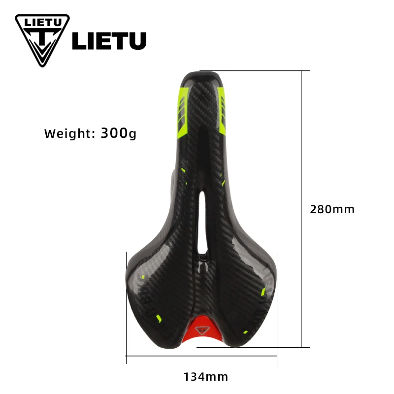 Велосипедное седло LIETU MTB из углеродного волокна противоскользящее сиденье для