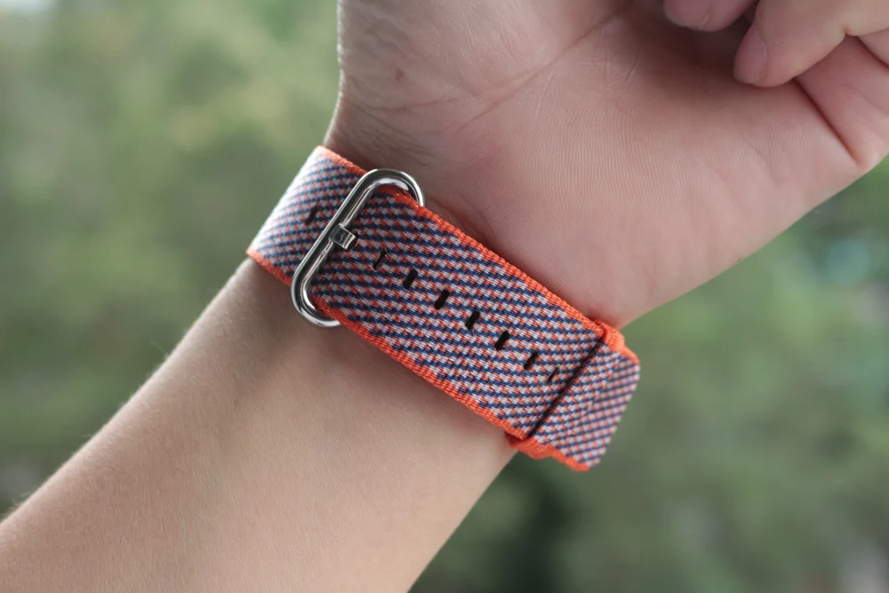 Ремешок URVOI для apple watch series 5 4 3 2 1 тканый нейлоновый ремешок для iWatch pride edition с классической пряжкой
