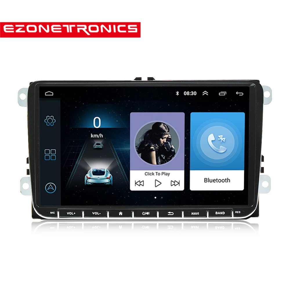 GPS навигатор 2din Android 6 0 Bluetooth для VW Golf5 Polo Jetta Passat Tiguan Wi Fi мультимедийный 9 дюймовый