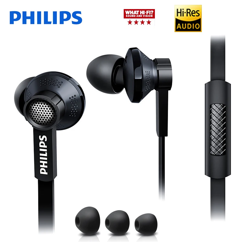 Оригинальные Наушники Philips Tx1 HiRes с высоким разрешением HIFI fever, наушники с шумоподавлением для мобильного телефона xiaomi