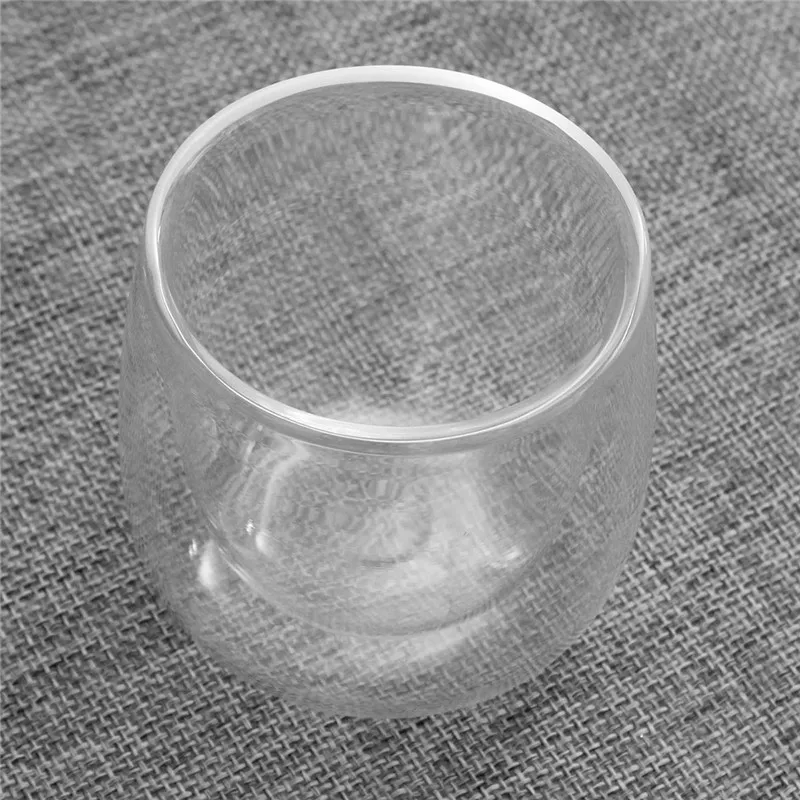 KCASA 1 шт. ясно двойной Слои изоляцией Вода Кофе Стекло Кубок теплоизоляция